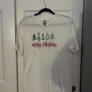 White Merry Christmas T-Shirt